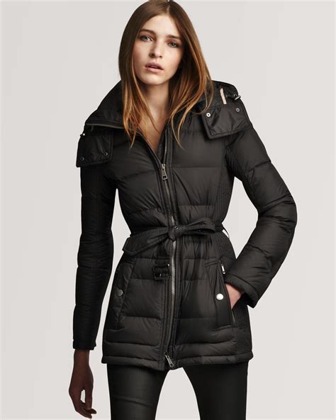 burberry red down jacket|burberry brit winter down jacket.